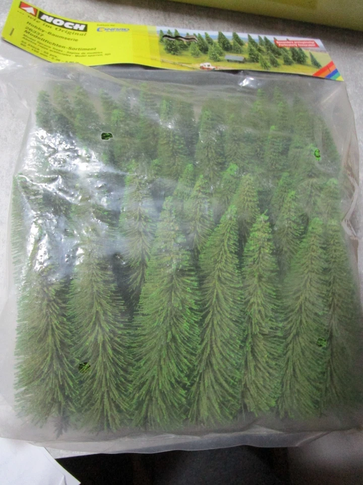 Noch H0/TT/ 26337 Modellfichten Sort. 55 Stk. 60-150 mm NEU OVP