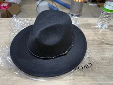 Babeyond Womens Classic Wide Brim Floppy Panama Hat Belt Buckle Fedora Hat