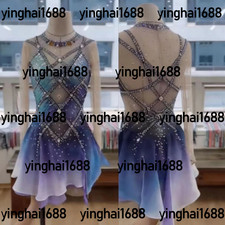 New figure skating dress Y0250--Purple