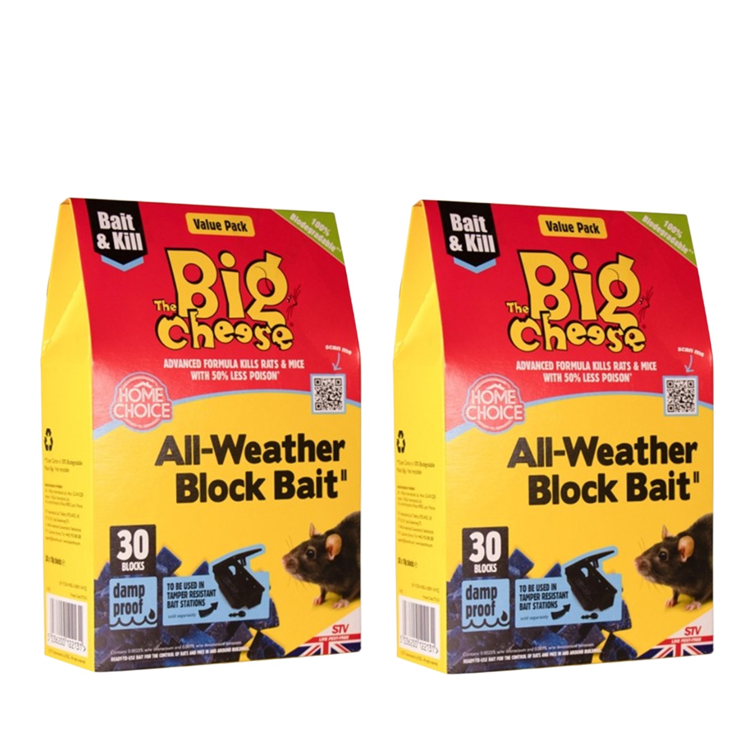 The Big Cheese All Weather Block Bait Rodent Control Blocks 10g Pack of 30 - Image 6