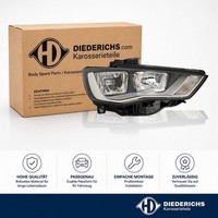 Hauptscheinwerfer Links Diederichs 1033981 FÜR Audi