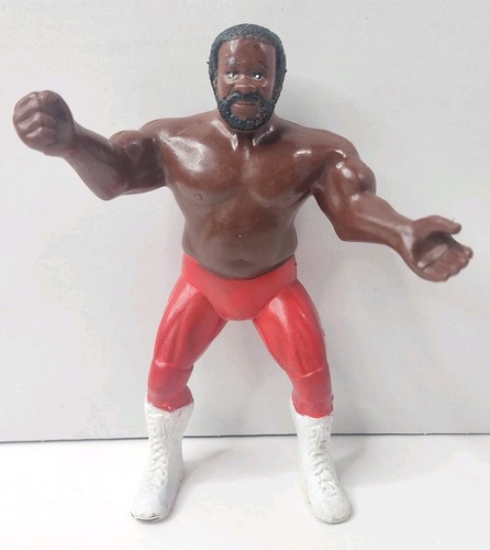 1984 WWF LJN Junkyard Dog 8 Wrestling Figure - See...