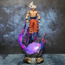 Dragon Ball Son Goku Ultra Instinct Figure 25cm PVC Anime Action Statue Toy