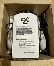 DAVID CLARK PN: 12416G-20, Headset Subsurface LD-12  Water Leak Detection