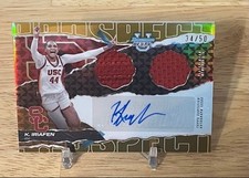 2024-25 Bowman Best University  Kiki Iriafen 34/50  USC/ Washington Mystics