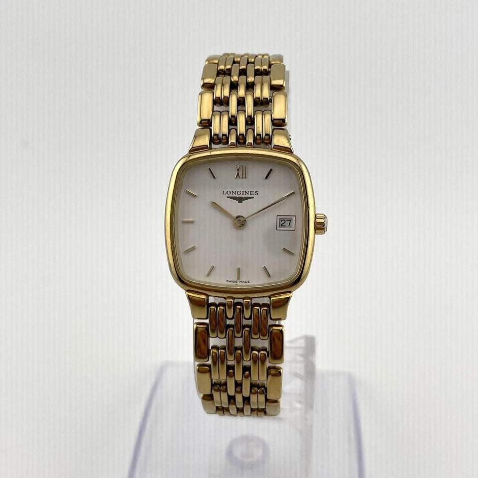 Longines Date Flagship Square Quartz Watch with Genuine Bracelet Sapphire Band - Image 2 of 4