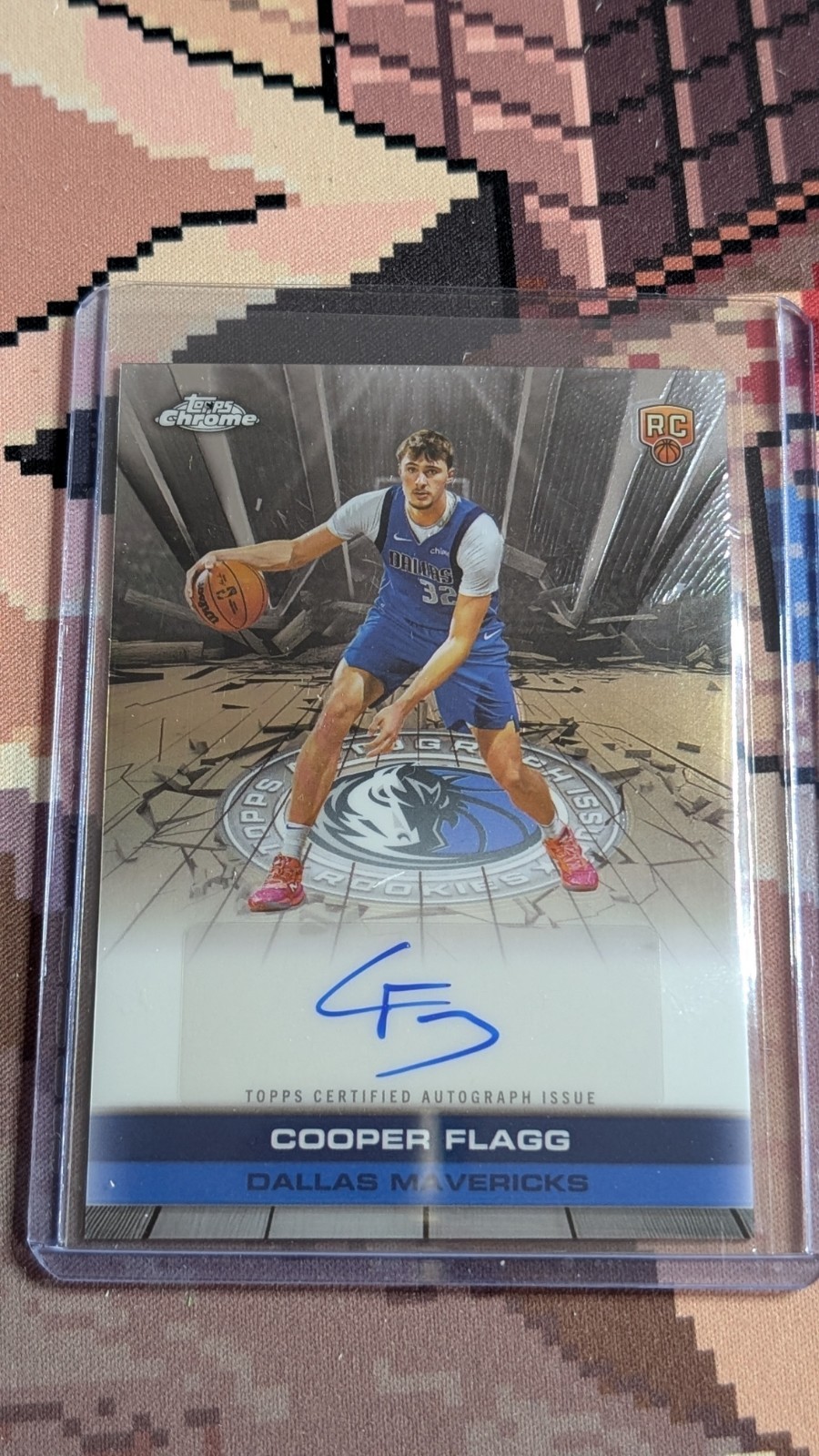 2025-26 Topps Chrome Basketball Cooper Flagg RC Autograph Issue Auto