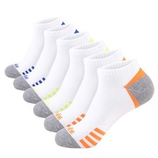 JOYN E Mens Low Cut Casual Socks 6 Pack Men Comfort Cushioning Ankle Athlet