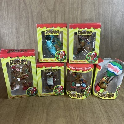 Cartoon Network Scooby Doo Christmas Ornaments Lot Of 6 In Box Mini