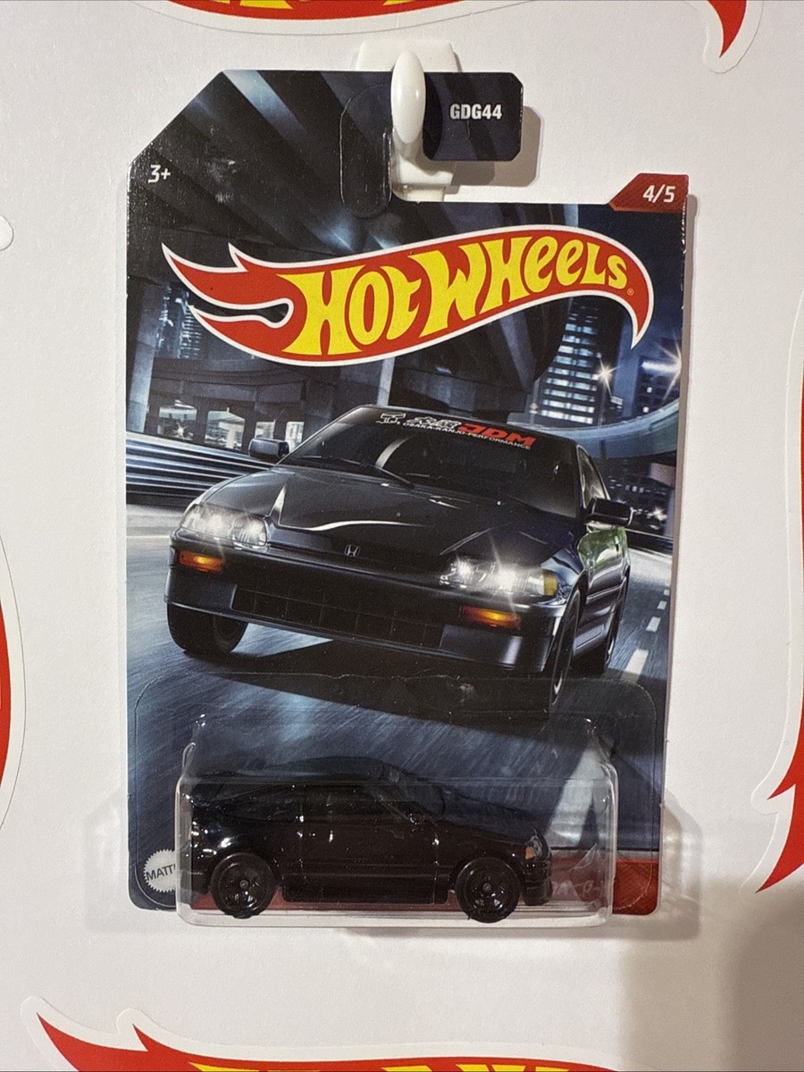 Hot Wheels 88 Honda CR-X Black JDM 4/5 2020 Rare Osaka Kanjo