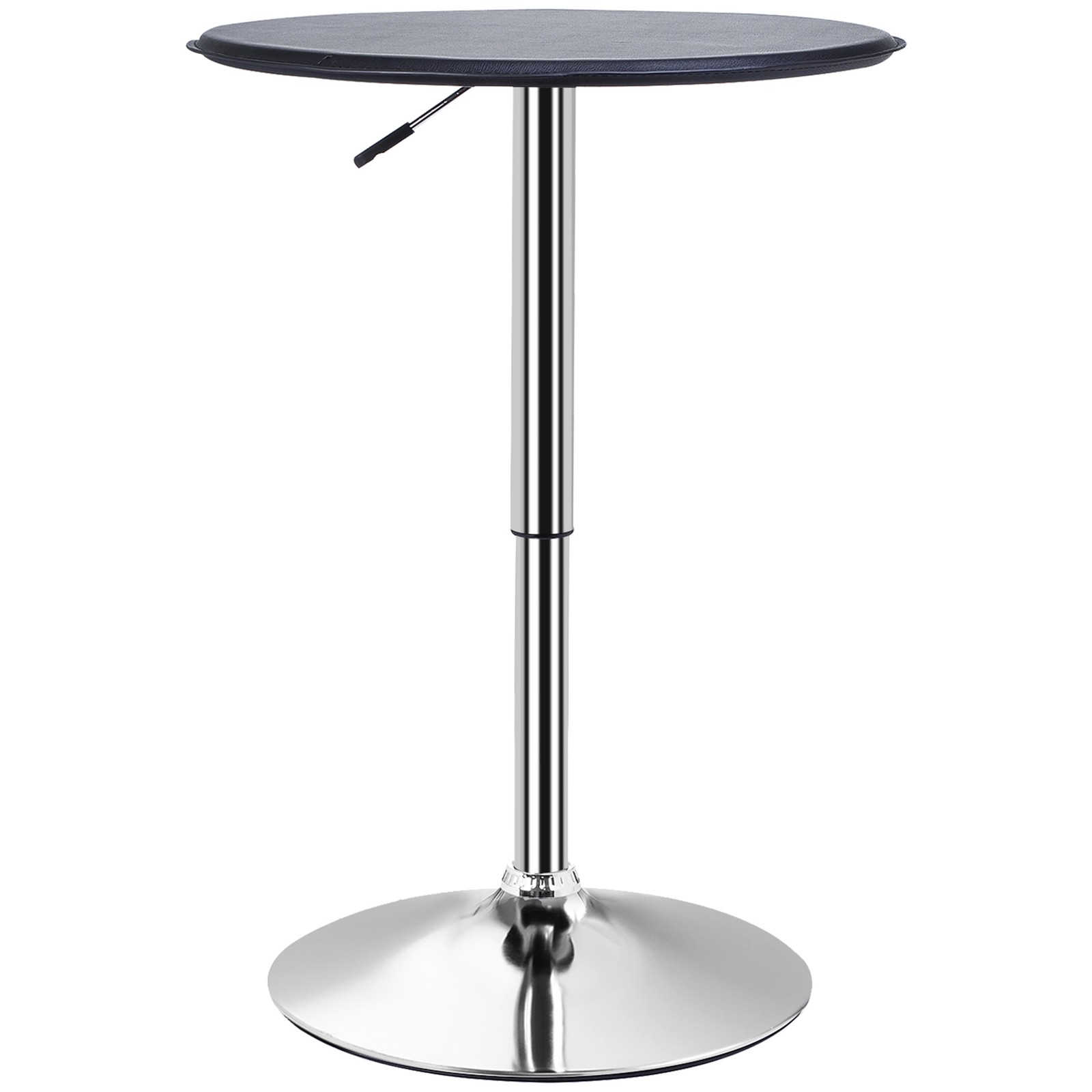 HOMCOM Round Bar Table, Swivel Bistro Table with Adjustable Height