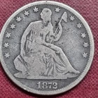 1872 Seated Liberty Half Dollar 50c Better Grade #102660