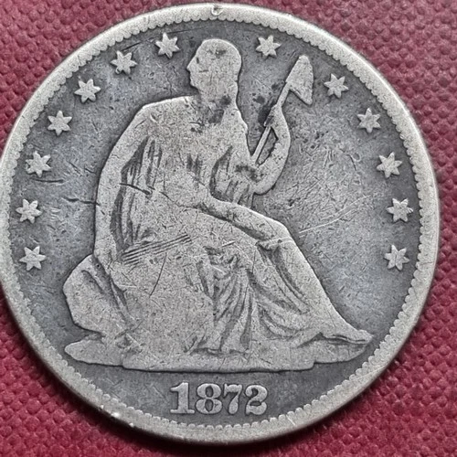 1872-P Seated Liberty Half Dollar — photo from another recent sale