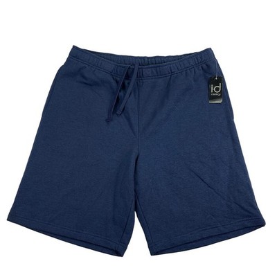 Ideology Mens Solid Fleece Drawstring Sweat Shorts Navy Blue XL