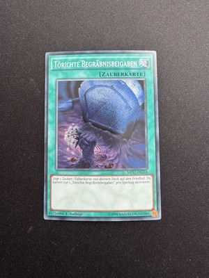YuGiOh! TÖRICHTE BEGRÄBNISBEIGABEN deutsch MP17-DE218 Boosterfrisch