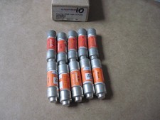  Qty 10 Mersen ATQR2 Fuses, 2A, Time Delay, 600V, Class CC, Amp-Trap 2000