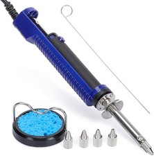 WEP 929D-V 2 IN 1 Desoldering Iron Electric Solder Sucker with 5 Nozzles... 