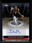 2025-26 Topps Chrome Dejounte Murray Auto Autograph #TAU-DJM Pelicans