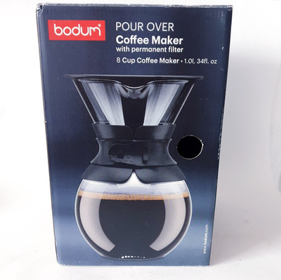 Bodum Pour Over Kaffeebereiter Permanentfilter Spülmaschinengeeignet 1,0 Liter