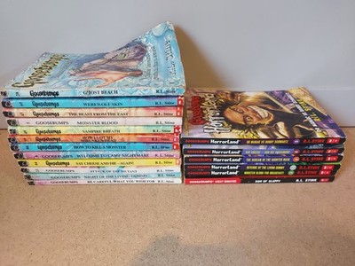 Goosebumps Books by R.L. Stine, Scholastic. Bundle Joblot