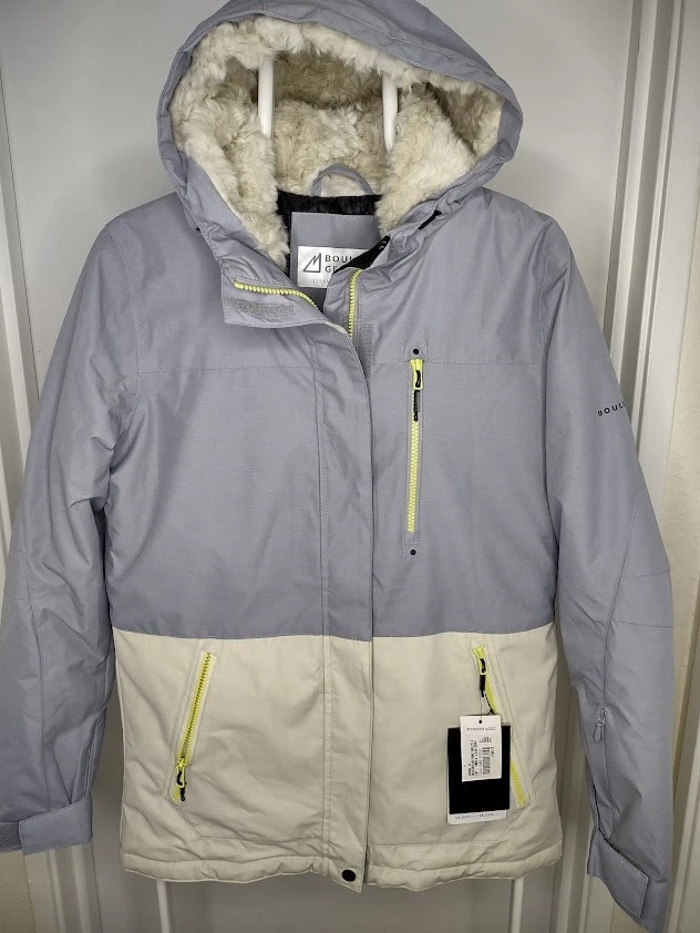 NWT Boulder Gear Women's Phoenix Insulated Ski/Snow Jacket Purple & White Size S