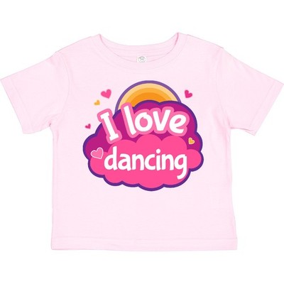 Inktastic I Love Dancing Dance Teacher Toddler T-Shirt Dancer Cute Ballet Future