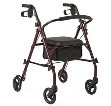 Medline Steel Folding Rollator Walker - MDS86850ESKD