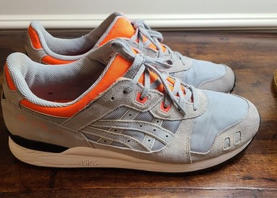 ASICS Gel Lyte 3 OG Piedmont Grey Mens Size 12 Running Walking Sneaker Shoe EUC