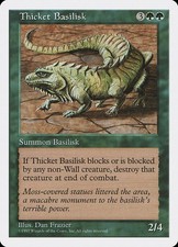 MTG Thicket Basilisk 5ED English NM
