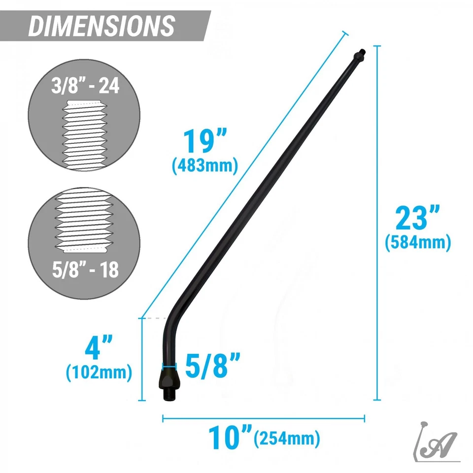 Kit de palanca de cambios de transmisión de botón pulsador con 23 brazos negros para Ford AOD Foto 4 de 4