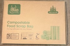 Compostable Trash Bags 13 Gallon Tall Kitchen Garbage Bags Biodegradable Eco-Fr