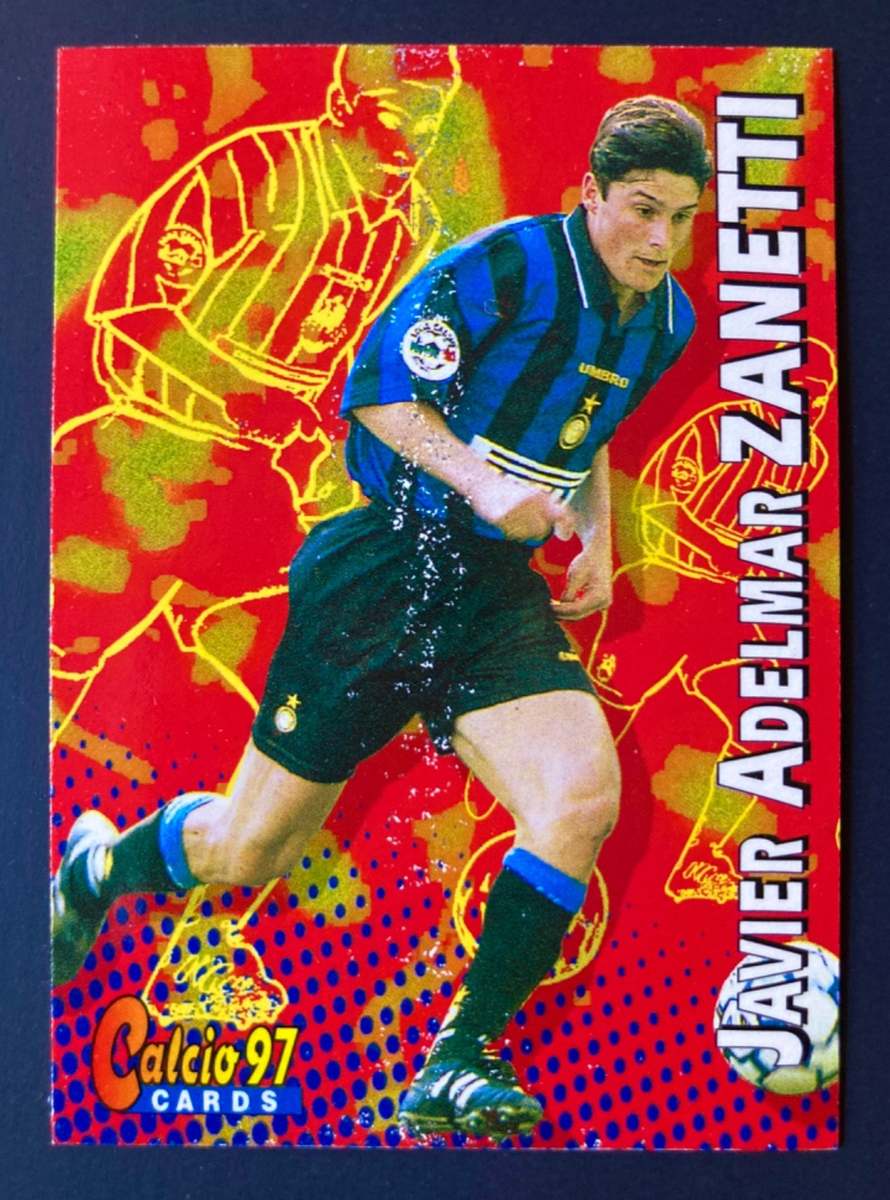 1996-97 Panini Calcio cards 1997 # 80 Javier Zanetti Inter Milan