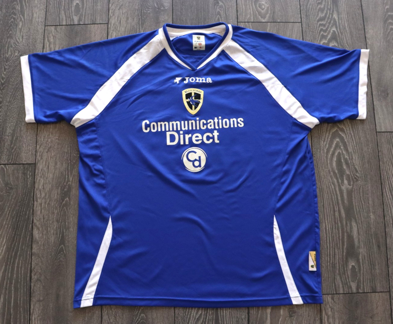CARDIFF CITY HOME FOOTBALL SHIRT 2006 2007 VINTAGE SOCCER JERSEY JOMA MEN'S XXL