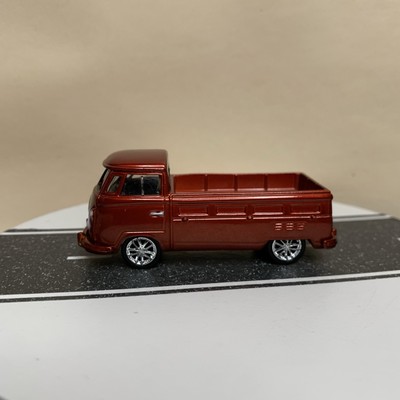 2004 Johnny Lightning Volkswagen Series #14 1966 VW Type 2 Pickup Red-Orange NM