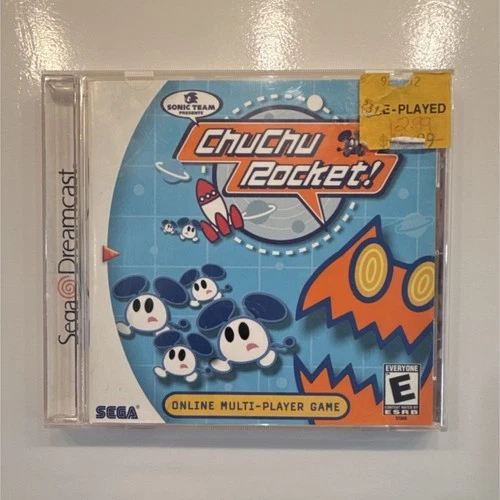 SEGA ChuChu Rocket! Dreamcast Online Multiplayer Puzzle Mode Four-Player Battle