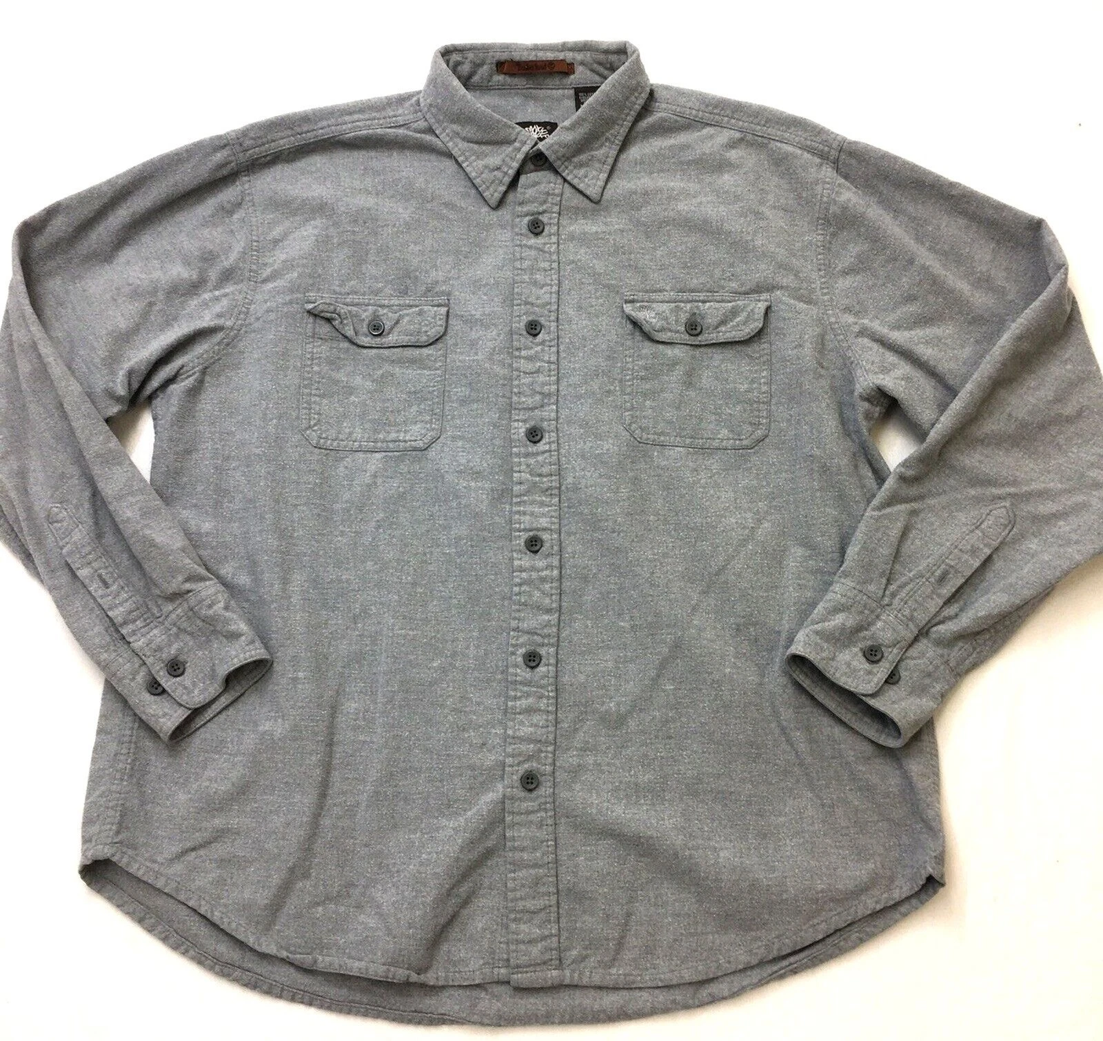 TIMBERLAND Flannel Chamois Shirt Mens XL Gray Hiking Outdoor Layer Long Sleeve
Opens in a new window