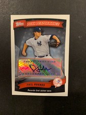 2010 Topps Phil Hughes NY Yankees Peak Performance Autographs Auto #PPA-PH