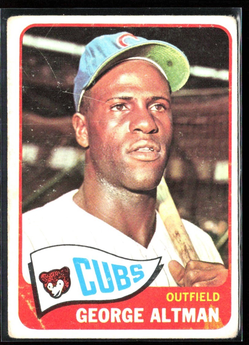 George Altman 1965 Topps #528 Chicago Cubs