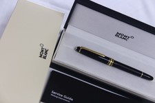 2026 Montblanc Meisterst&uuml;ck Black Gold Rollerball Pen &ndash;Luxury New Full Box Gift