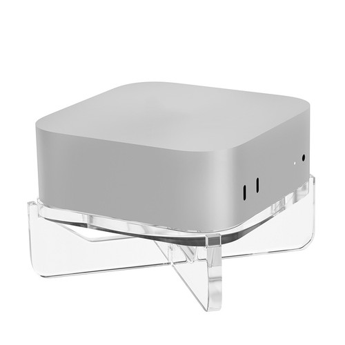 Clear Acrylic Desktop Holder for Mac Mini M4/M4Pro with Optimal Airflow - Picture 4 of 17