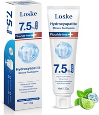 Hydroxyapatite Toothpaste for Stronger Teeth, Natural Remineralization Formula