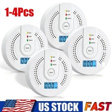 Carbon Monoxide Alarm Smoke Detector Carbon Monoxide Detector Powered Battery