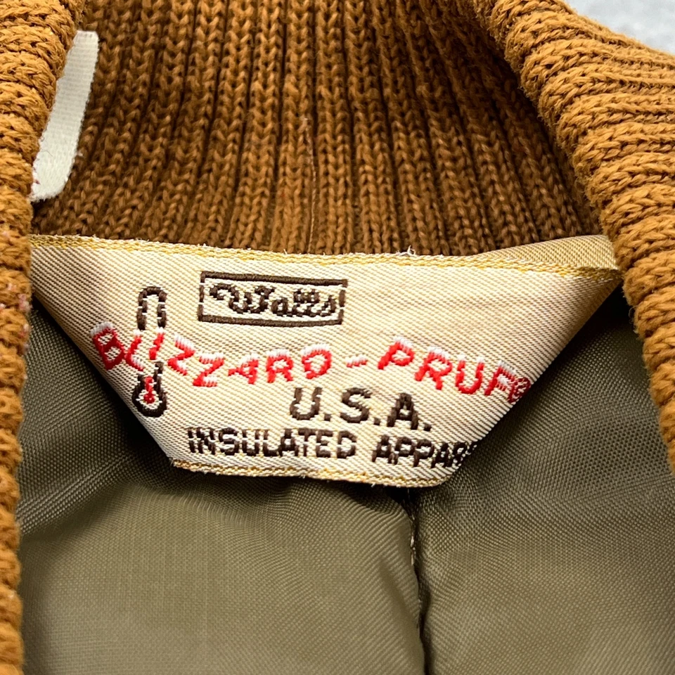 Chaleco forrado con edredón Walls Blizzard-Pruf de colección para hombre ropa de trabajo de lona grande hecho en EE. UU. Foto 3 de 4