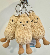 Jellycat Amuseable Peanut Plush Keychain Bag Charm Collectible 2025 w/ Dust Bag