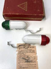 NOS vintage Delta HUBBA HUBBA bicycle LIGHT A2138 Rear Hub RED/GREEN #2