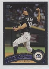 2011 Topps Checklist Black 53/60 Ubaldo Jimenez #141 g2u