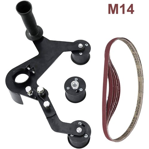 M14 Tube Belt Sander Attachment Grinder Stainless Pipe Polisher Sanding Tool UK - Picture 3 of 12
