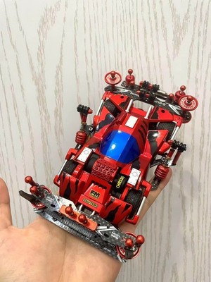 Tamiya Mini 4WD Big Bang FMA Chassis 19452 Red Black Transparent Build Kit