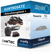 Towtec E-Satz 13Polig Fahrzeugspezifisch Passend für Opel Astra J NEU