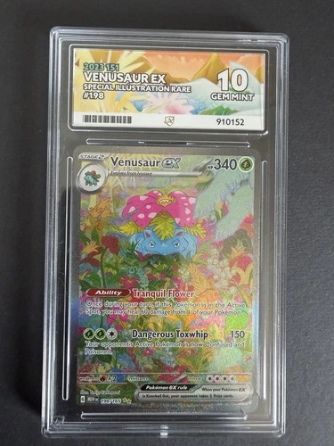 2023 151 Venusaur EX special illustration rare pokemon tcg Ace grade 10